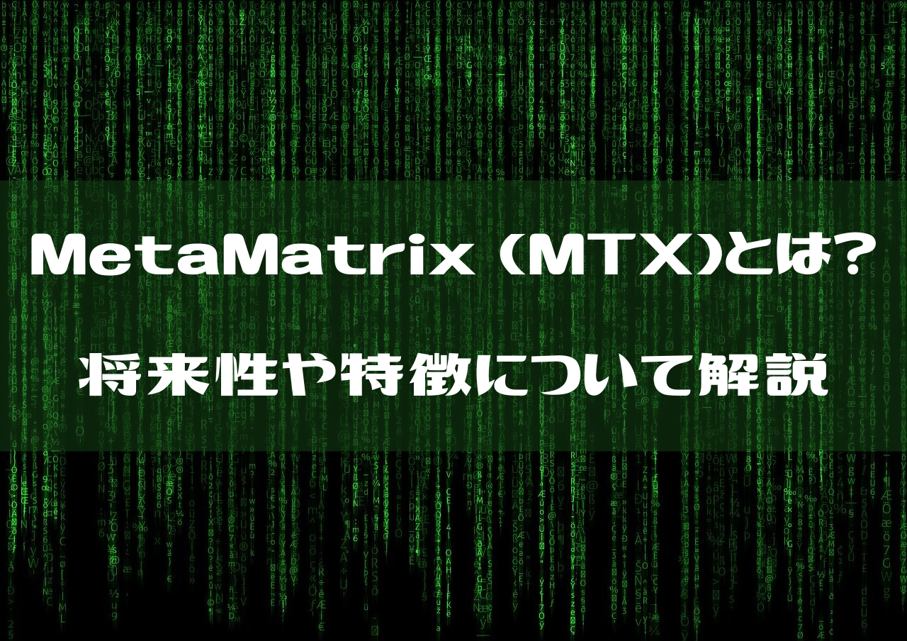 MetaMatrix (MTX)とは？将来性や特徴について解説のイメージ画像