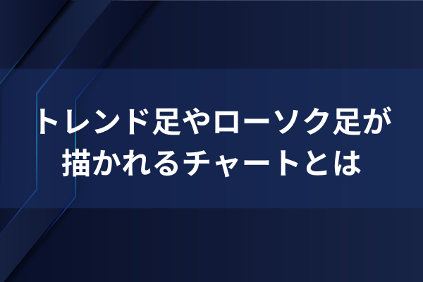 トレンド足やローソク足が描かれるチャートとはのイメージ画像