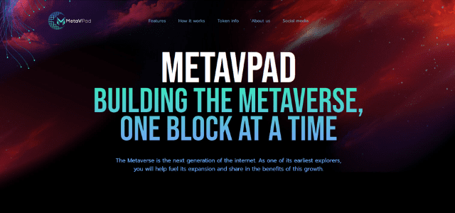 MetaVPadのサイト画像
