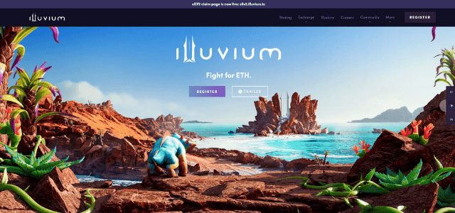 Illuvium公式サイトの画像
