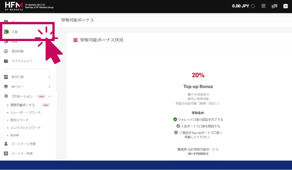 HFMのトレーダー賞の参加方法を紹介している画像