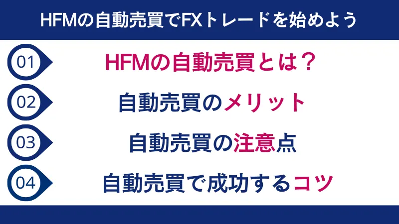 HFMの自動売買でFXトレードを始めよう