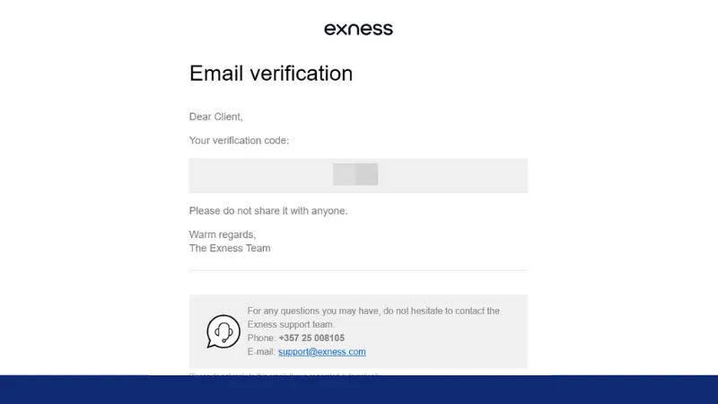 Exness口座開設の手順