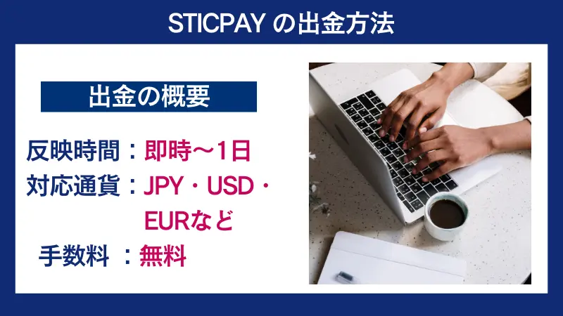 STICPAY出金方法の概要