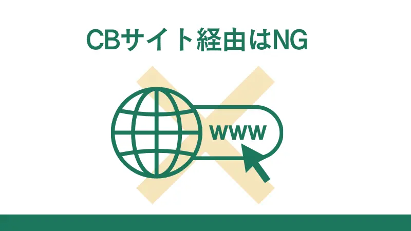 キャッシュバックサイト経由での口座開設は入金ボーナスがもらえない