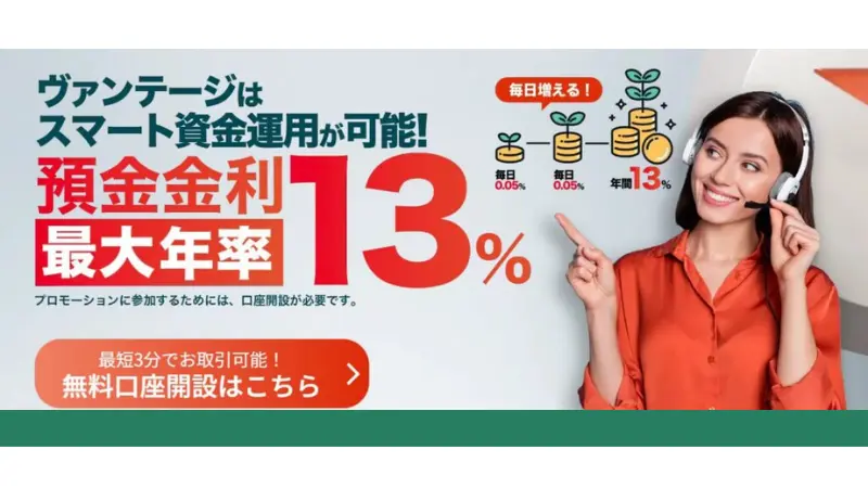 金利13倍!Vプレミアム預金